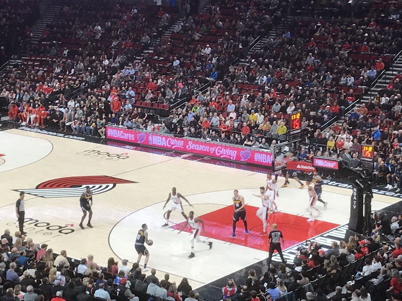 Trail Blazers Game near Country Haven Mobile Home Park